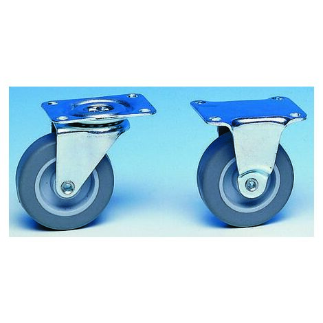 Roulette industrielle Pivotante Guitel Hervieu, Acier galvanisé, Ø 50mm, 20kg ( Prix pour 1 )