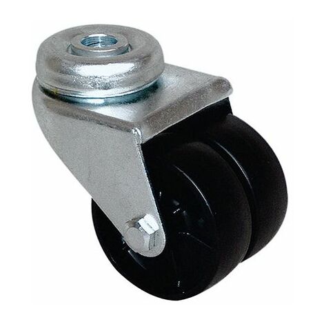 Roulette industrielle Pivotante Guitel Hervieu, Acier galvanisé, Ø 50mm, 60kg ( Prix pour 1 )