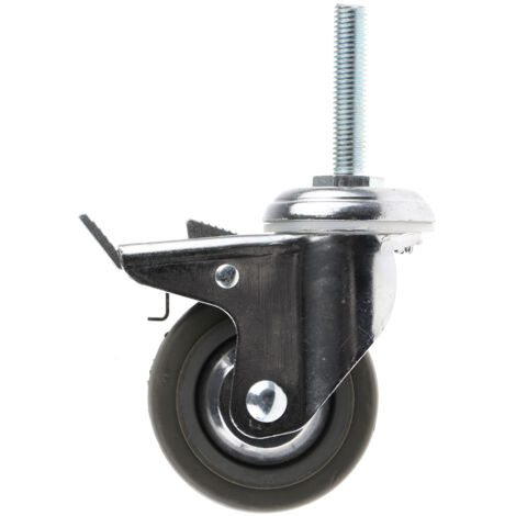 Roulette industrielle Pivotante Guitel Hervieu, Acier galvanisé, Ø 80mm, 70kg ( Prix pour 1 )