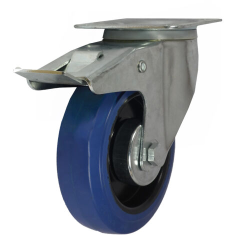 Roulette industrielle Pivotante RS PRO, Ø 125mm, 200kg ( Prix pour 1 )