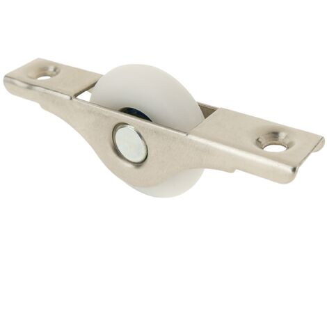 Roulette nylon 30mm pour portes et meubles 30x13x8mm