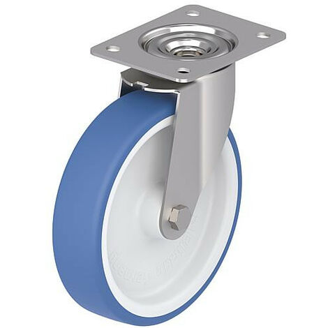 Roulette pivotante BLICKLE inox LEX-POTHS 125G diam.-roue 125mm