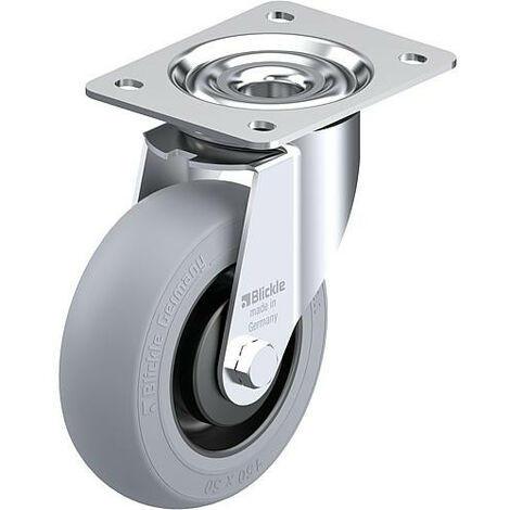 Roulette pivotante BLICKLE tole acier LE-POES 100K-SG diam.-roue 100mm