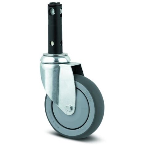 Roulette pivotante blocage centralisé - médical - ø125mm- Agila