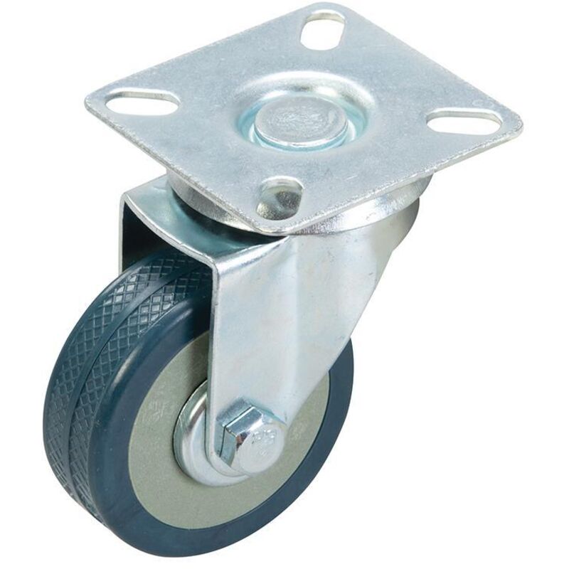 Fixman - roulette pivotante caoutchouc 50 mm 50 kg 530386