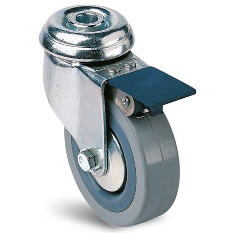 Roulette Pivotante Novoplex 50mm a Oeil 40kg Frein Guitel