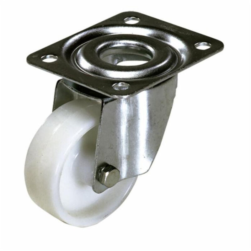 Roulette pivotante nylon ø 125 x 155 - 200 Kg