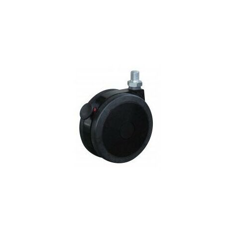 Roulette Pivotante Sans Frein Tige Filetée ø16 X 18 Mm