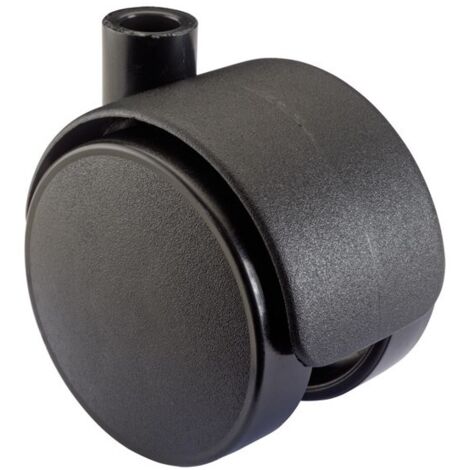 Roulette plastique double rôle 50mm – Charge maximale 50kg – Pour sols souples – Installation facile sur plaques de conteneurs – Bs Rollen