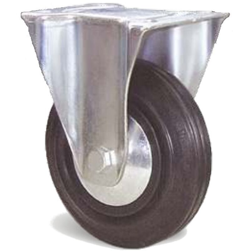 GUITEL Roulette Portroll &Agrave; Platine Fixe &Oslash; 100mm - 100 Kg