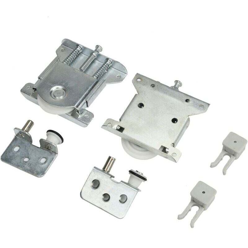 Roulette Porte Coulissante placard,Pièces de porte coulissantes pour porte de garde-robe,roues,rouleaux,armoire Runners Guides,Roulette Placard