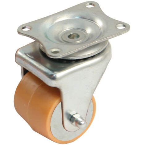 Roulette style 45mm platine rectangulaire AVL 506130