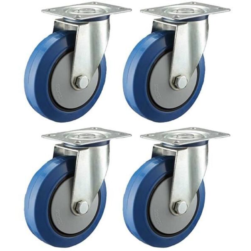 Roulettes 100mm Flight case -