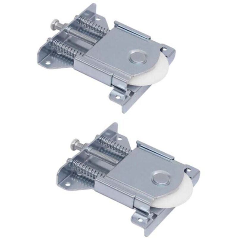 Roulettes De Porte Coulissante Armoire 2 Pièces Rouleau Rechange Pour Fenêtre Vitrine Chaussures Avec Rainures