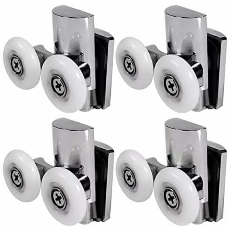 Nazalus-Vente chaude-Roulettes de Porte de Douche,23 mm Roues De Porte de Douche en Haut ou en Bas