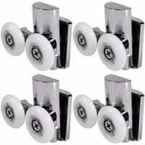 Roulettes de Porte de Douche,23 mm Roues De Porte de Douche en Haut ou en Bas