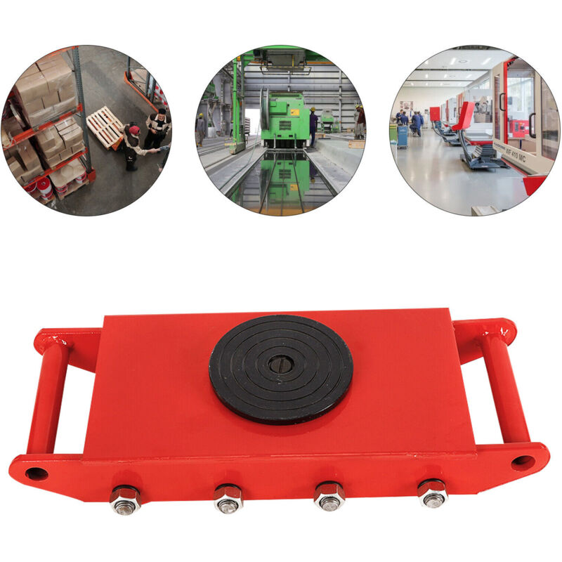 Roulettes de transport 12T, rotation à 360 degrés, roulettes industrielles, rouleau de charge lourde, 8 roues