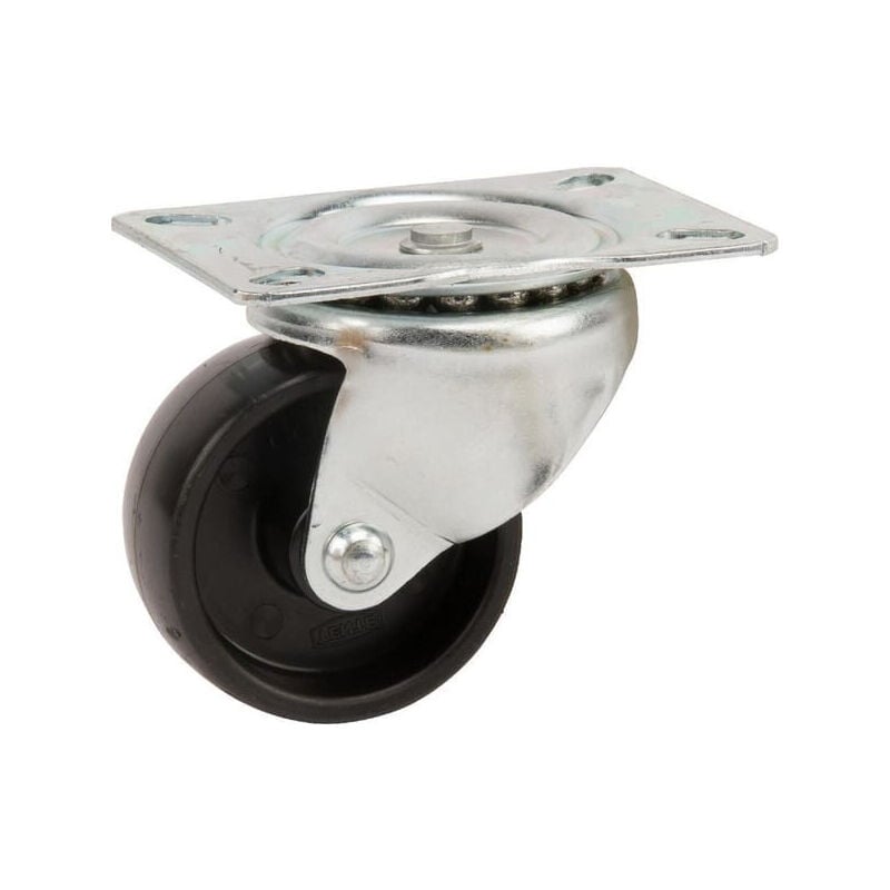 Roulettes en matière synthétique à platine de fixation Tente 3430POO065P609570