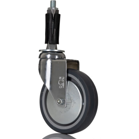 Roulettes industrielles Pivotante RS PRO, Diam 100mm, 60kg ( Prix pour 1 )