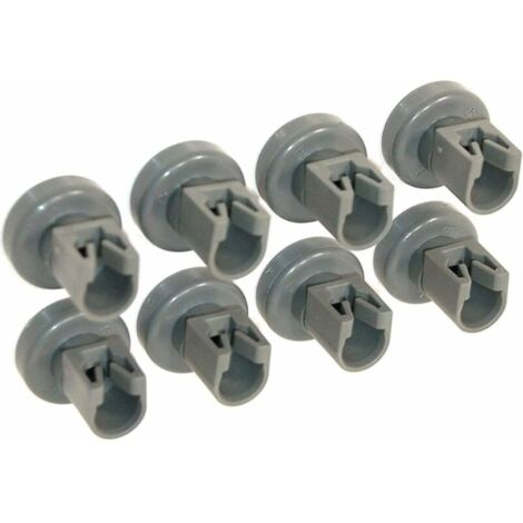 Roulettes Lave Vaisselle pour le Panier Supérieur - Compatible avec Roulettes Privileg,Faure,AEG