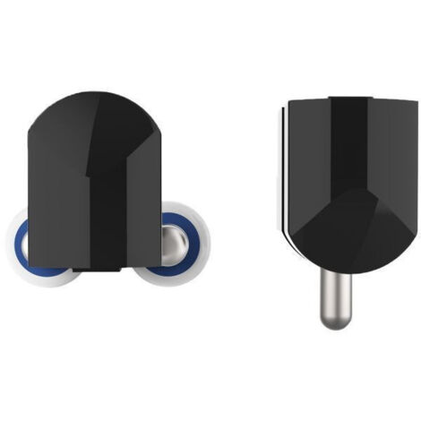 Roulettes Métal Noir - Double Haut & Simple Bas - INVENTIV