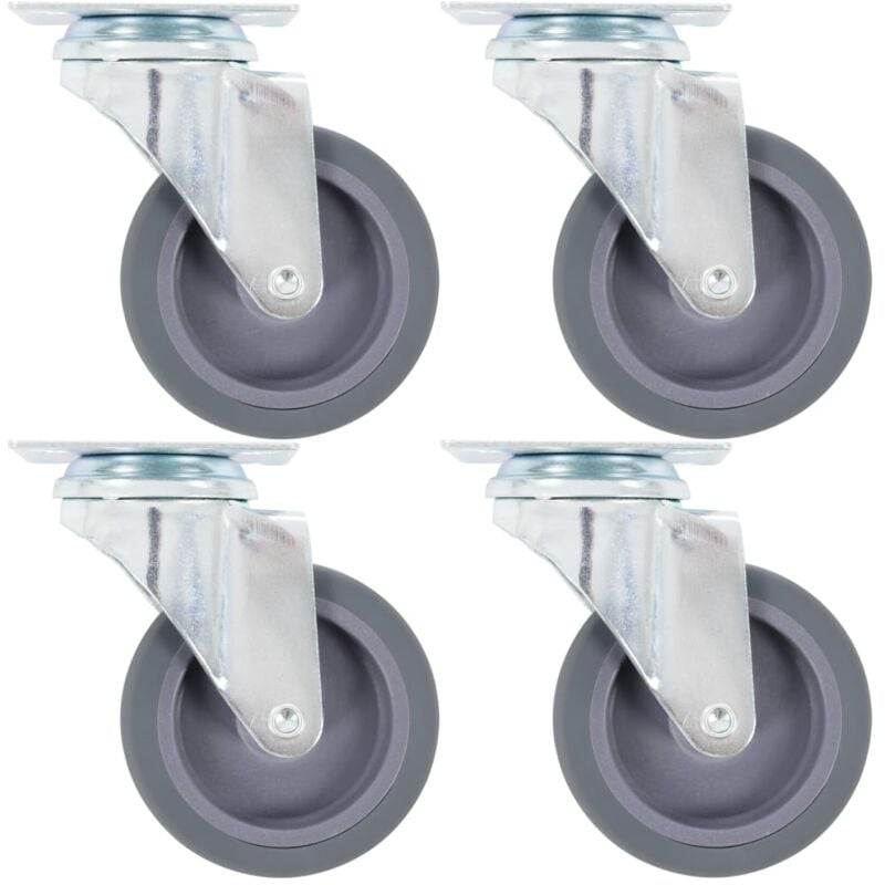 Vidaxl - Roulettes pivotantes 4 pcs 75 mm