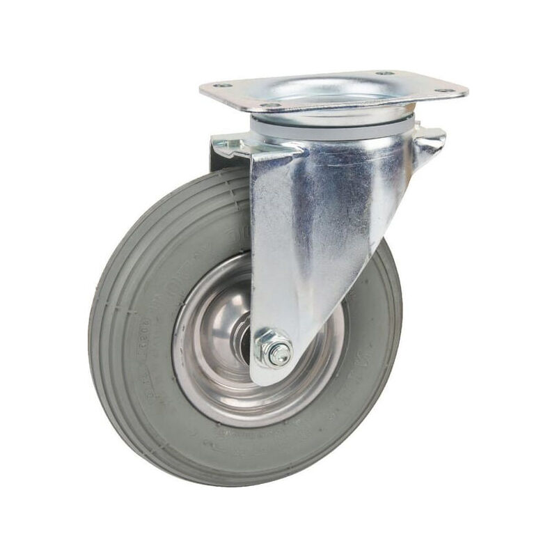 Tente - Roulettes pivotantes à bandage pneumatique 3470DPR200P63