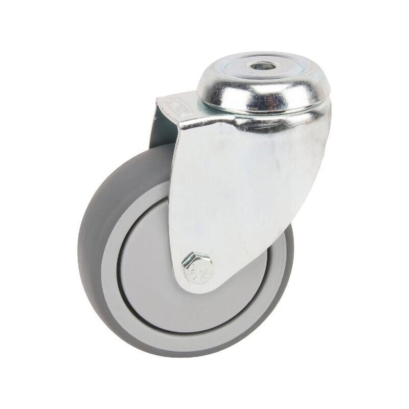 Tente - Roulettes pivotantes en acier galvanisé à trou de fixation 2470PJP075P3011