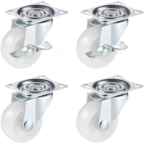 Roulettes Pivotantes pour Meubles Lourds 4 PCS Roulettes pour Meubles 40MM Roulette Charge Lourde Mini Roulettes Pivotantes