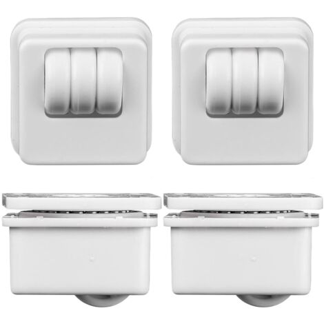 Roulettes pour meubles， 4 roulettes robustes pour un déplacement fluide, avec freins silencieux. Roulettes fiables pour chaises, adaptées aux maisons, bureaux, ateliers, cuisines et autres lieux