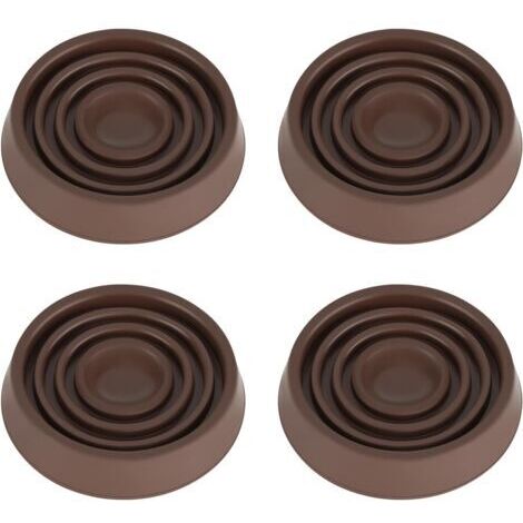 Roulettes pour meubles, diamètre 3 pouces, 4 coupelles en caoutchouc, patins antidérapants adaptés aux lits, canapés, tables, chaises, etc.