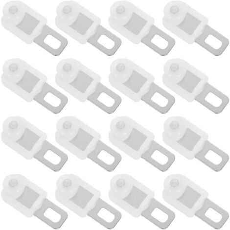 roulettes pour Rideau Coulissant en Lot de 50 Rouleaux Silencieux pour Rail De Rideau Accessoires Robustes pour Maison