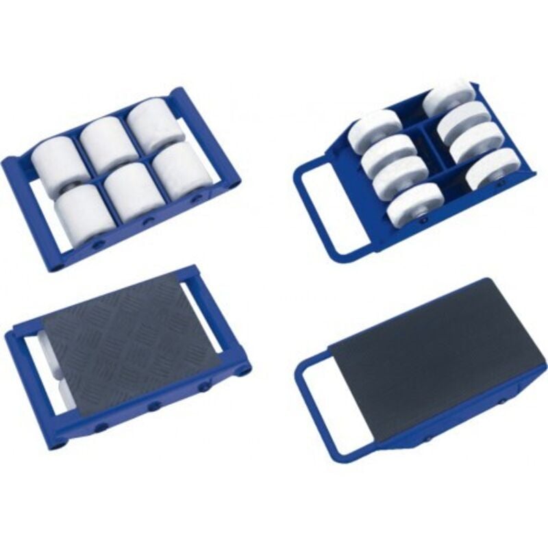 Rouleur de transport 6 tonnes FW06 avec 6 rouleaux Nylon