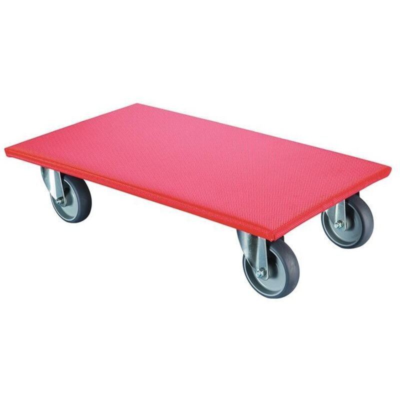 Bs Rollen - Planche à roulettes d. de roue 100 mm 330 kg L600 mm L350 mm thermoplastique