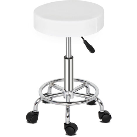 Round Barhocker Ha Ha Feet Rotation Bar Barhocker White