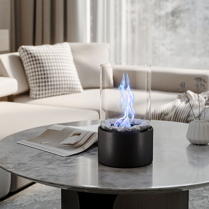 Image of Livingandhome - Round Bio Ethanol Tabletop&hellip;