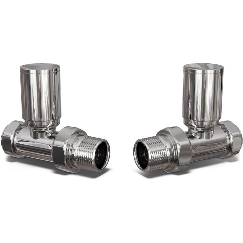 Image of Round - Chrome Radiator Valve Straight&hellip;