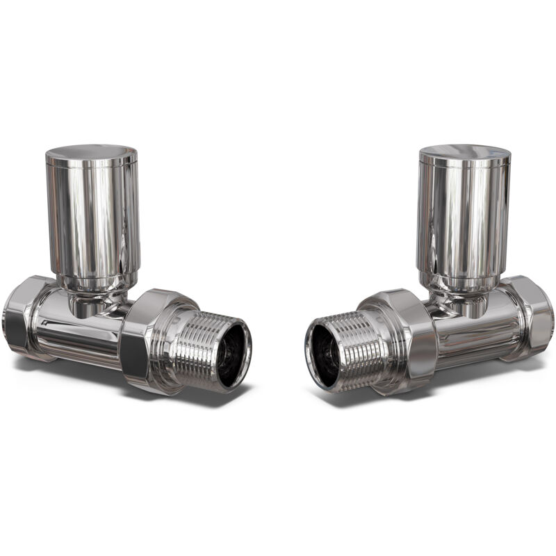 Image of Round - Chrome Radiator Valve Straight&hellip;