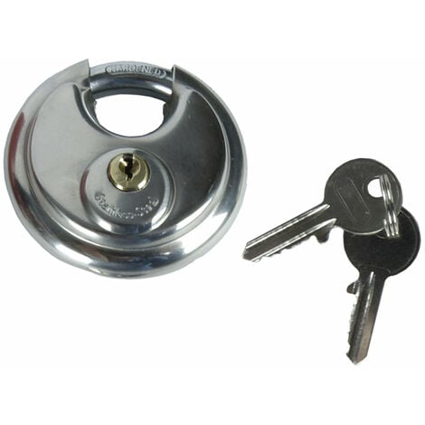 Stainless Steel body Disc Padlock 90mm Heavy Duty Large Padlock