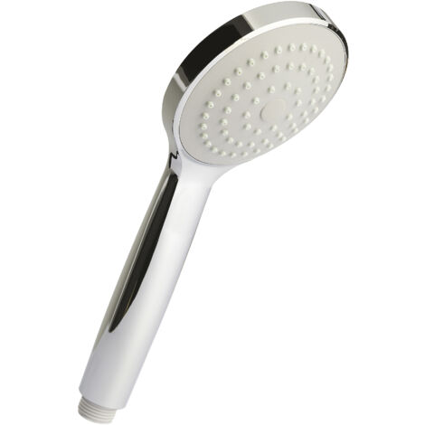 Round Easy Clean Single Function Shower Handset - Chrome