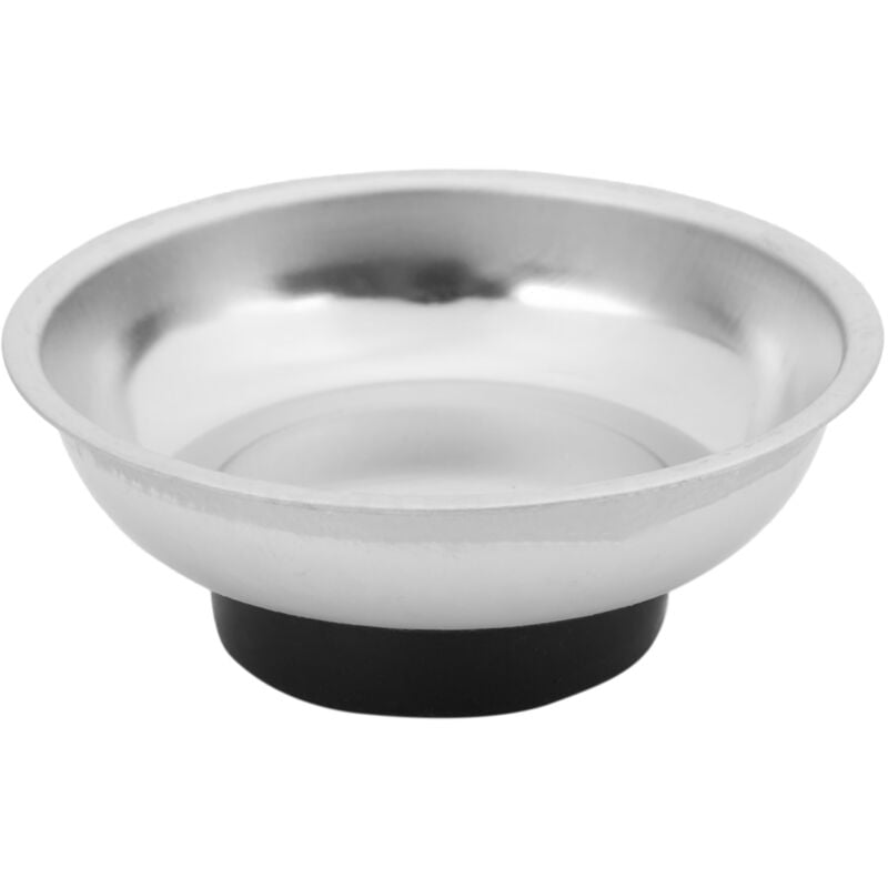 Image of Round Edelstahl Magnetische Teile Schuessel Werkzeugschale Mutter Schraube Tray Platte Silber 3