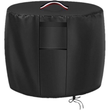 Round Fire Pit Cover Waterproof Fade Resistant Fire Pit Cover for Fire Pit