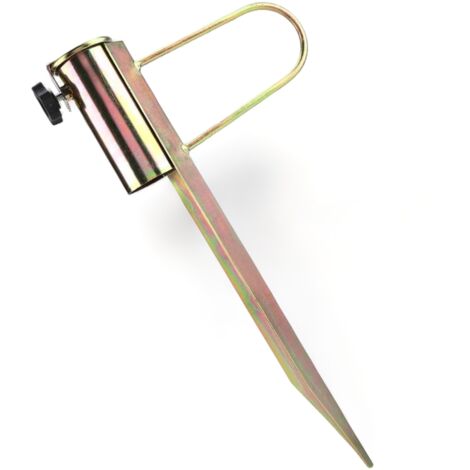 Round Galvanisé Iron Tip Pamet 42 mm pour la plage Umbrella à Central Palo