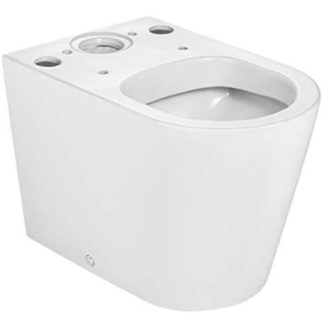 ROUND INSPIRA - ROCA cuvette compacte avec double sortie