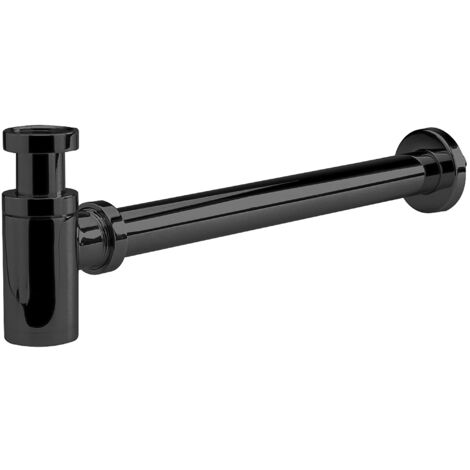Round Minimalist Bottle Trap - Matt Black