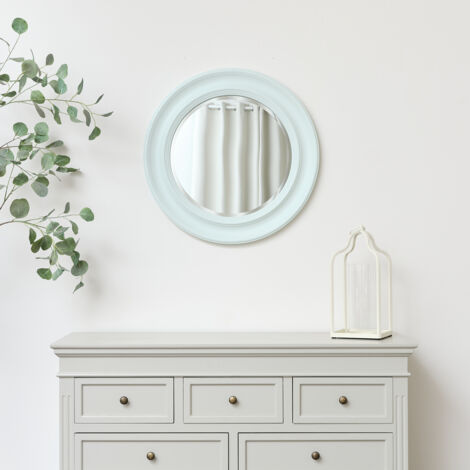 Round Mint Green Wall Mirror 65cm x 65cm