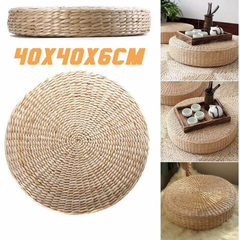 Round Pouf Cushion Seat 1PC 40cm
