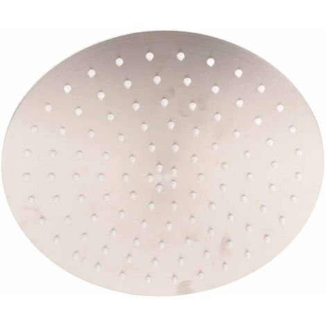 Round Rain Shower Head G1/2 Caliber 360 Degree Rotation Stainless Steel Rainfall Showerhead with 105pcs Nozzles
