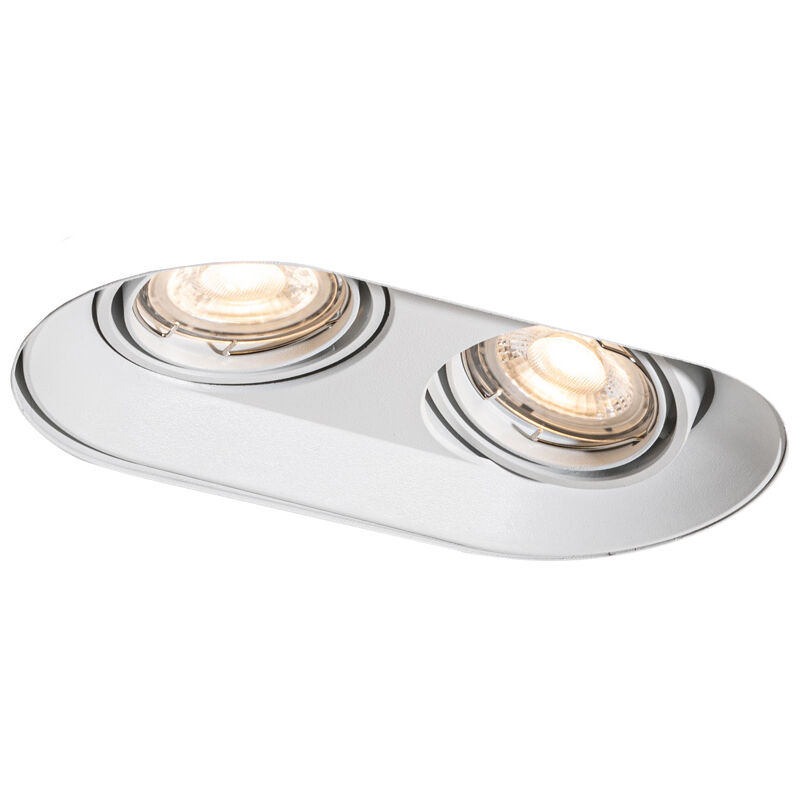 Image of Round Recessed Spotlight White GU10 50mm&hellip;