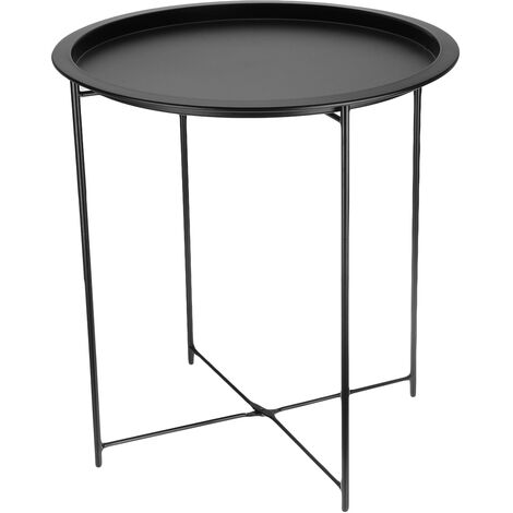 main image of "Round Side Metal End Table Side Table Round Nightstands Table 47x51cm"